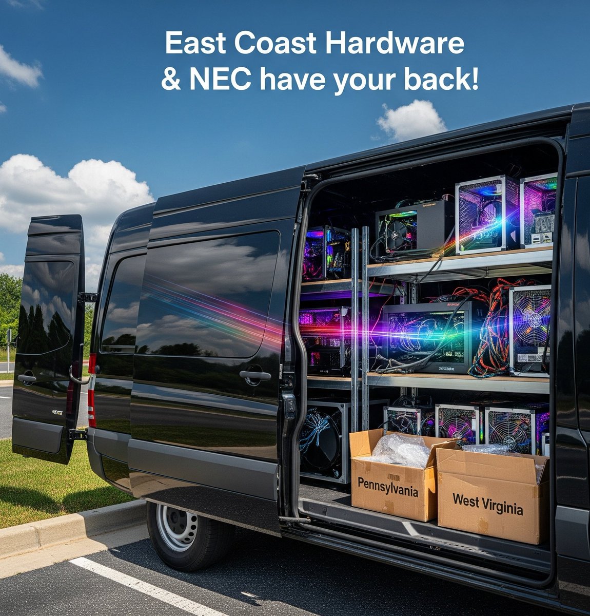 NewEnglandCryp1's tweet image. Southern VA sales &amp;amp; content trip coming up! Also, prepping new @Salad_Chefs AI rigs if demand grows 🙏.. OR it’s Verus &amp;amp; Ergo getting some more hashrate! Hit me up for hardware sourcing or selling help!

#CryptoHustle #ASICMiner #SaladAI #MiningCommunity #EastCoast @ergo_platform