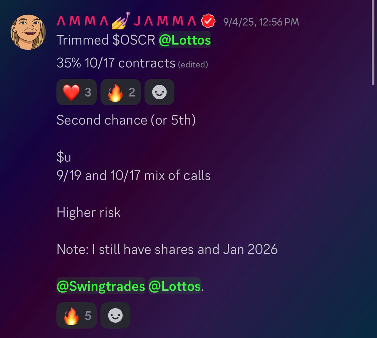 amma_jamma's tweet image. Trade update 
$U | #UnitySoftware

Simply a home run trade 

Still in
Alerted it again last week 

200-500% on first set of leaps 
100-150% on last weeks alert 

FREE discord trial
tinyurl.com/7DayTrialAmma