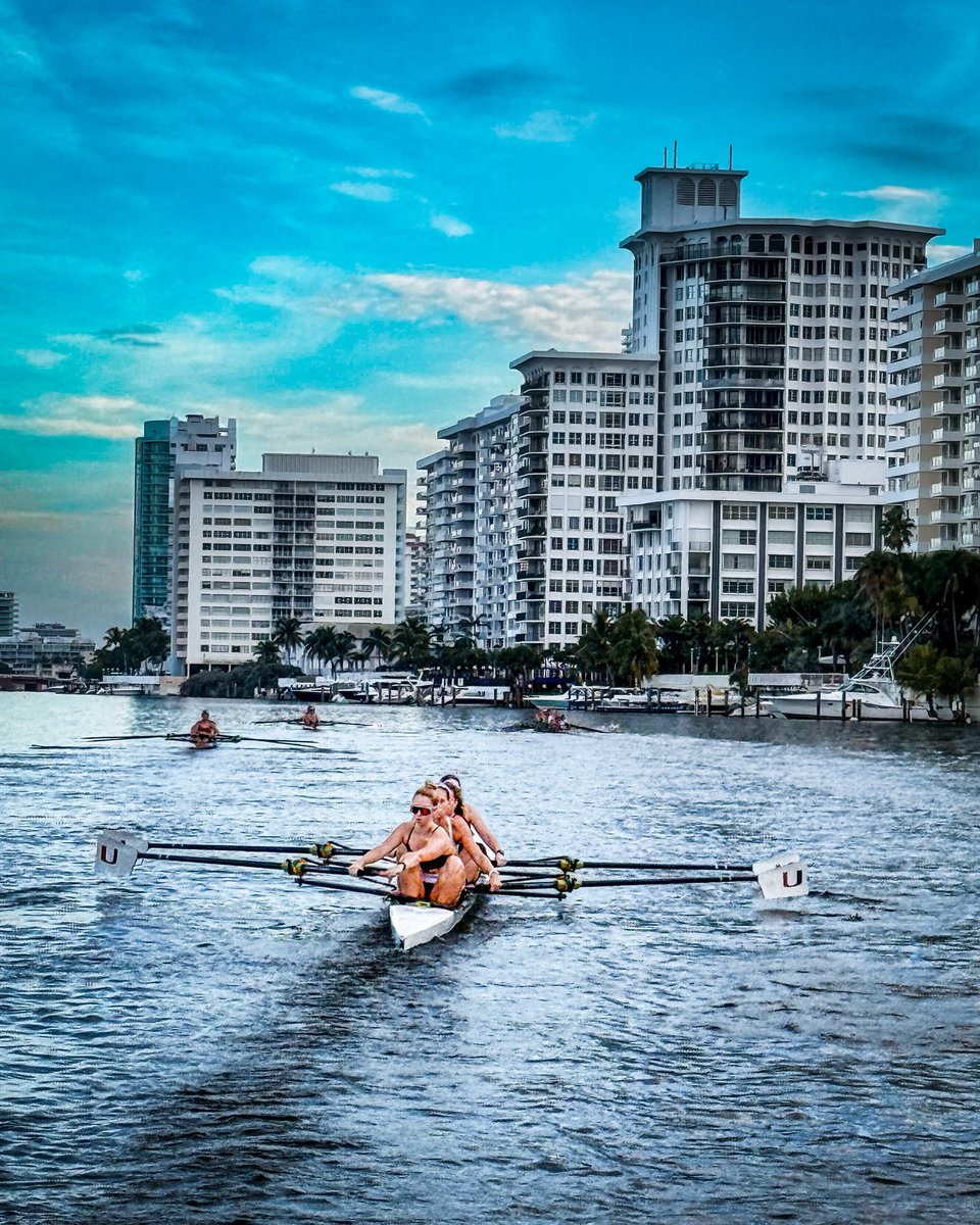 Built by the water. Bound by the U. 🌊🧡💚

#TheU #CanesRowing