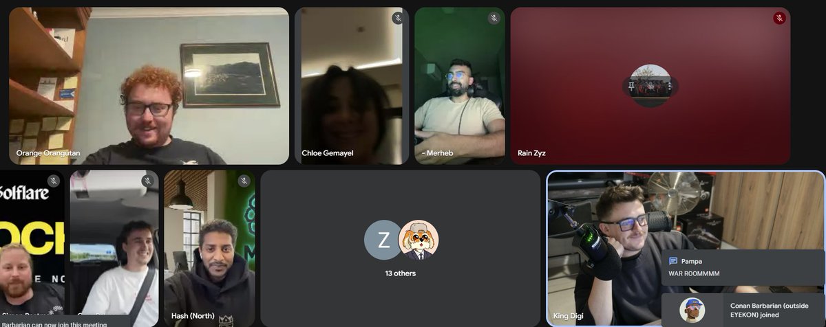 WAR ROOM HAS ASSEMBLED ONCE AGAIN