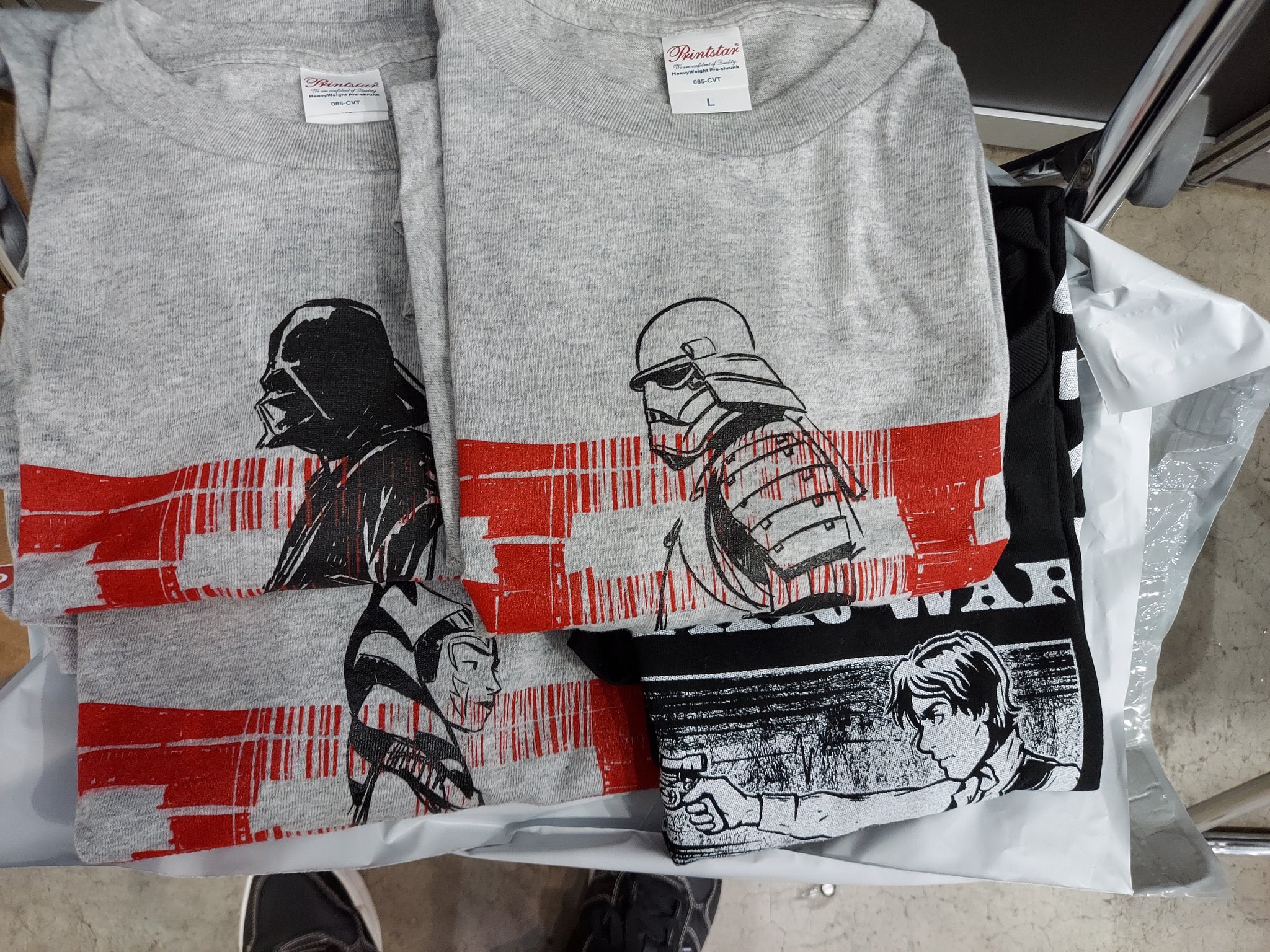 【非売品】コカコーラ スターウォーズ キャンペーンTシャツ 先日の日本コカ・コーラでの取材の際に、コカ・コーラ×スター