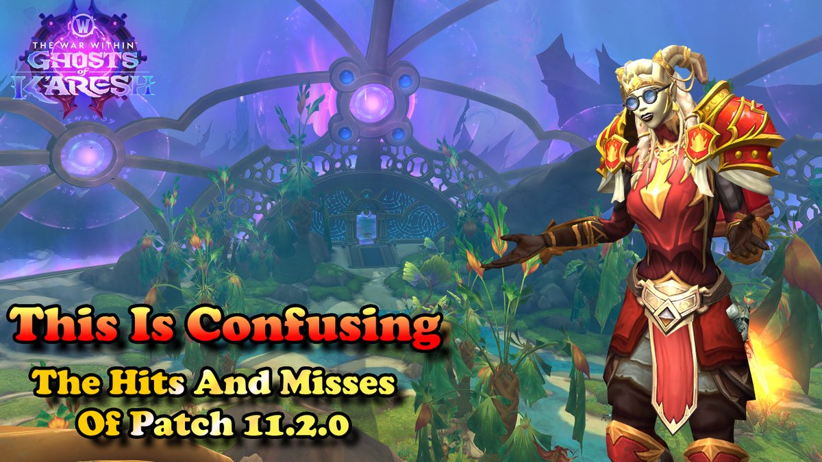 Now that #worldofwarcraft patch 11.2.0 is well underway along with Season 3 - it's time to take a look at what's worked and what hasn't in what for me has been a bit of a rollercoaster ride!

Let's dive in: youtu.be/tSJxoti4jeU