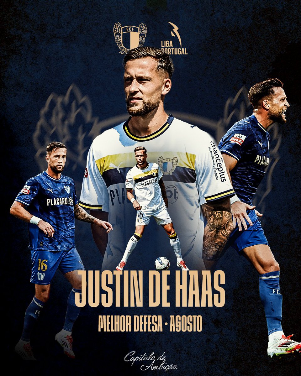 FCF1931_Oficial's tweet image. 𝗠𝗮𝗶𝘀 𝘂𝗺 𝗽𝗿𝗲́𝗺𝗶𝗼 𝗽𝗮𝗿𝗮 𝗮 𝗻𝗼𝘀𝘀𝗮 𝗲𝗾𝘂𝗶𝗽𝗮 💙

𝗝𝘂𝘀𝘁𝗶𝗻 𝗱𝗲 𝗛𝗮𝗮𝘀 distinguido como melhor defesa da I Liga em agosto 👏

ℹ️ Sabe mais em bit.ly/4gdbg7T

⚪️🔵 #CapitulodeAmbicao #amordeperdicao #LigaPortugal