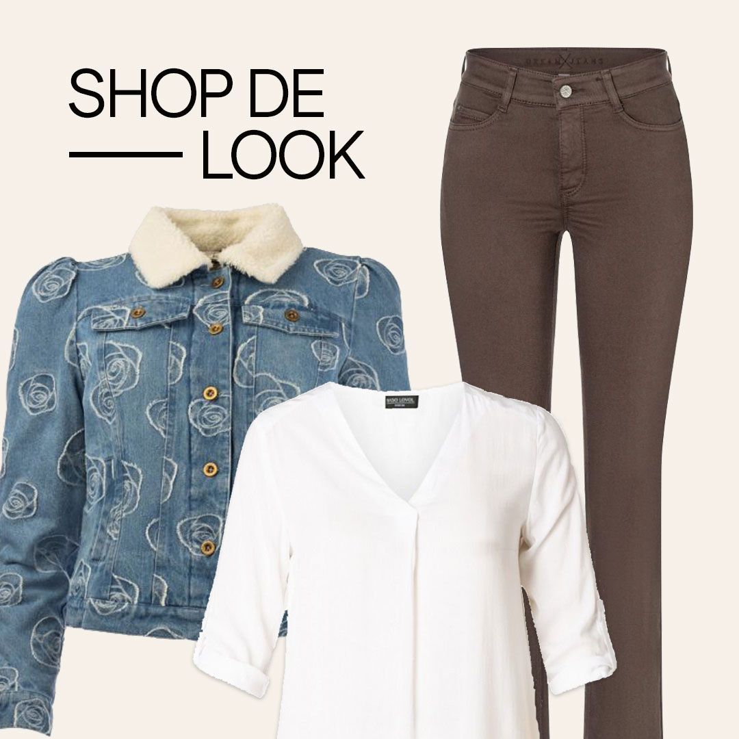 Highleytall's tweet image. Hoe leuk is dit gevoerde #ICNK spijkerjack met jacquard bloemenpatroon? Combineer met een broek in modieuze natuurtint om denim overload te voorkomen. Zo gaat alle aandacht naar deze eye-catcher! Ontworpen voor lange vrouwen.
Jack: bit.ly/4mTmTTP 
#langzijn #langemode