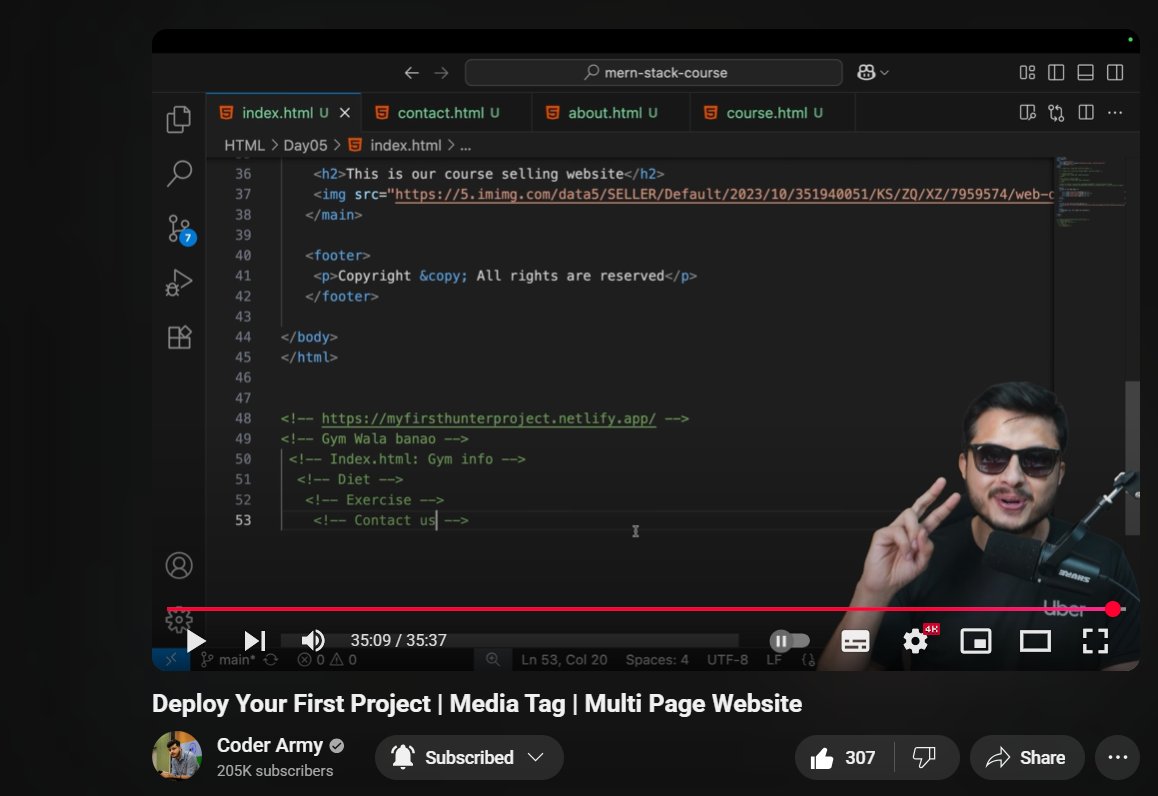 codebreathing's tweet image. Day 8 of my Web Dev journey with the Defense Course by @rohit_negi9 &amp;amp; @adityatandon02 🚀

Learned about media tags &amp;amp; website deployment 🌐
Deployed my first ever HTML site 🎉 👉 fascinating-lokum.netlify.app

Thanks @rohit_negi9 sir for this amazing course  #CodingJourney