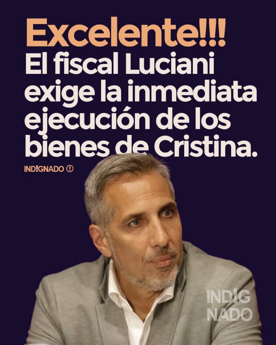 ¿Bancas al fiscal Luciani? 👇🏻

💭      🔄     ❤️
SI         SI       NO