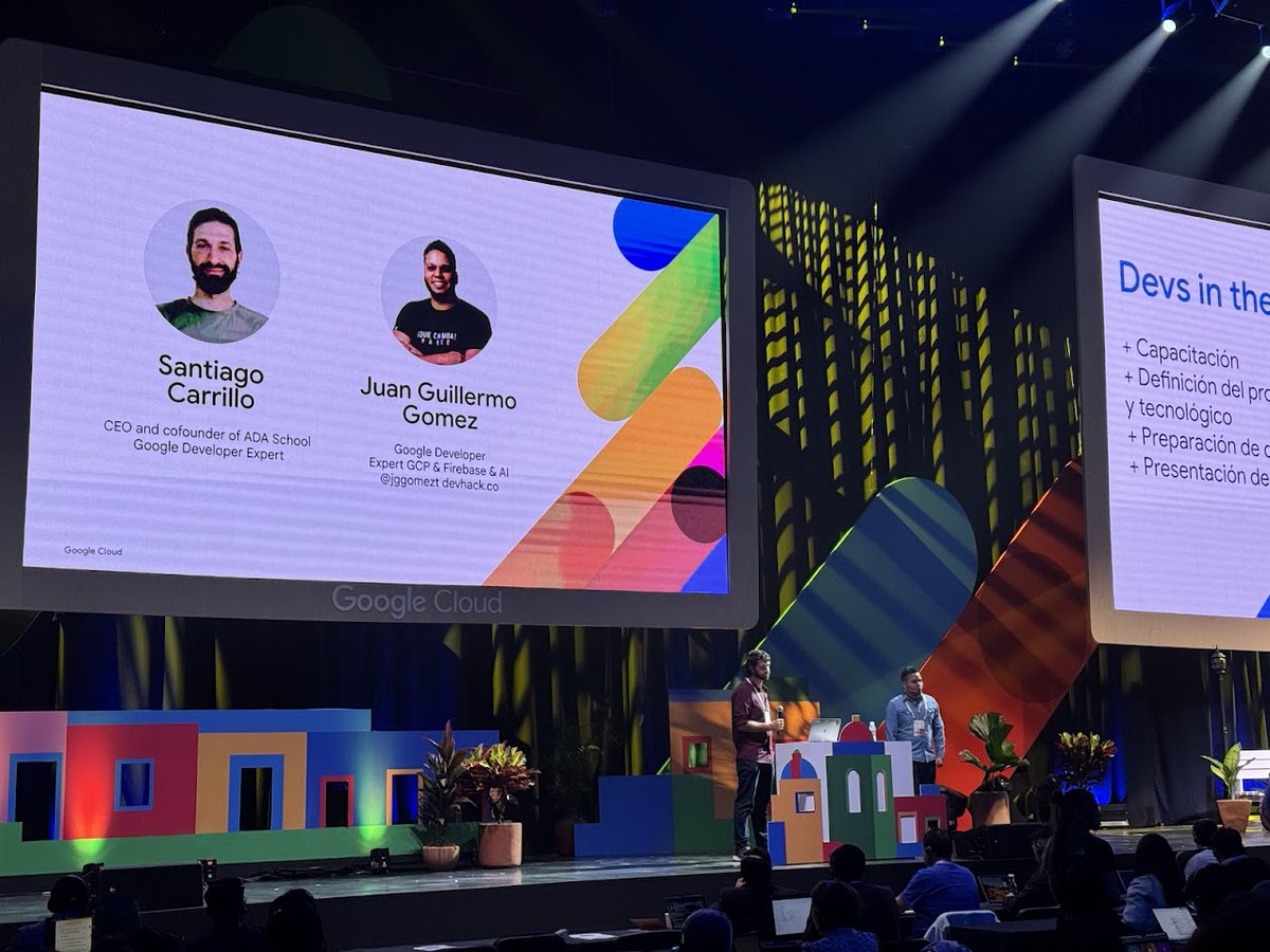 DevHackCali's tweet image. ¡Qué gran experiencia en el #GoogleCloudSummit México 2025! 🚀

Mil gracias a @googlecloud por invitarme a impartir el taller sobre #GeminiAI

¡La energía y curiosidad de los asistentes fueron lo mejor!

Gracias a todos por participar

#GoogleCloud #AI #GenerativeAI #Tech