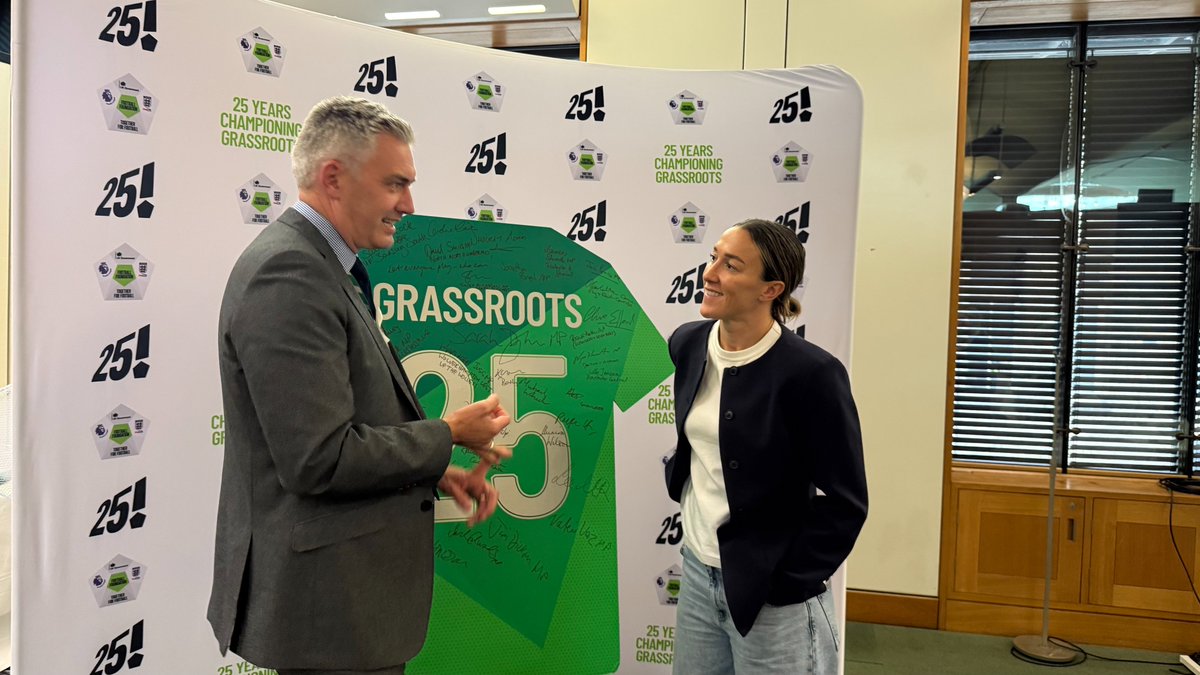FootballFoundtn's tweet photo. What a day in Parliament 💚

Today @Lionesses' @LucyBronze, MPs and peers joined us to celebrate 25 years of the Football Foundation's investment into the grassroots game.

Thanks to the @premierleague, @FA and @DCMS we're not stopping here 👊