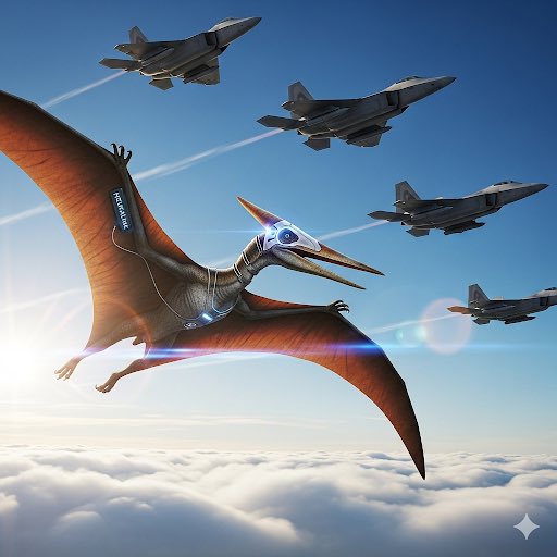 What if we brought back dinosaurs and neuralinked them? Flying carnivores the size of an F-16 would be an epic addition to the Air Force.