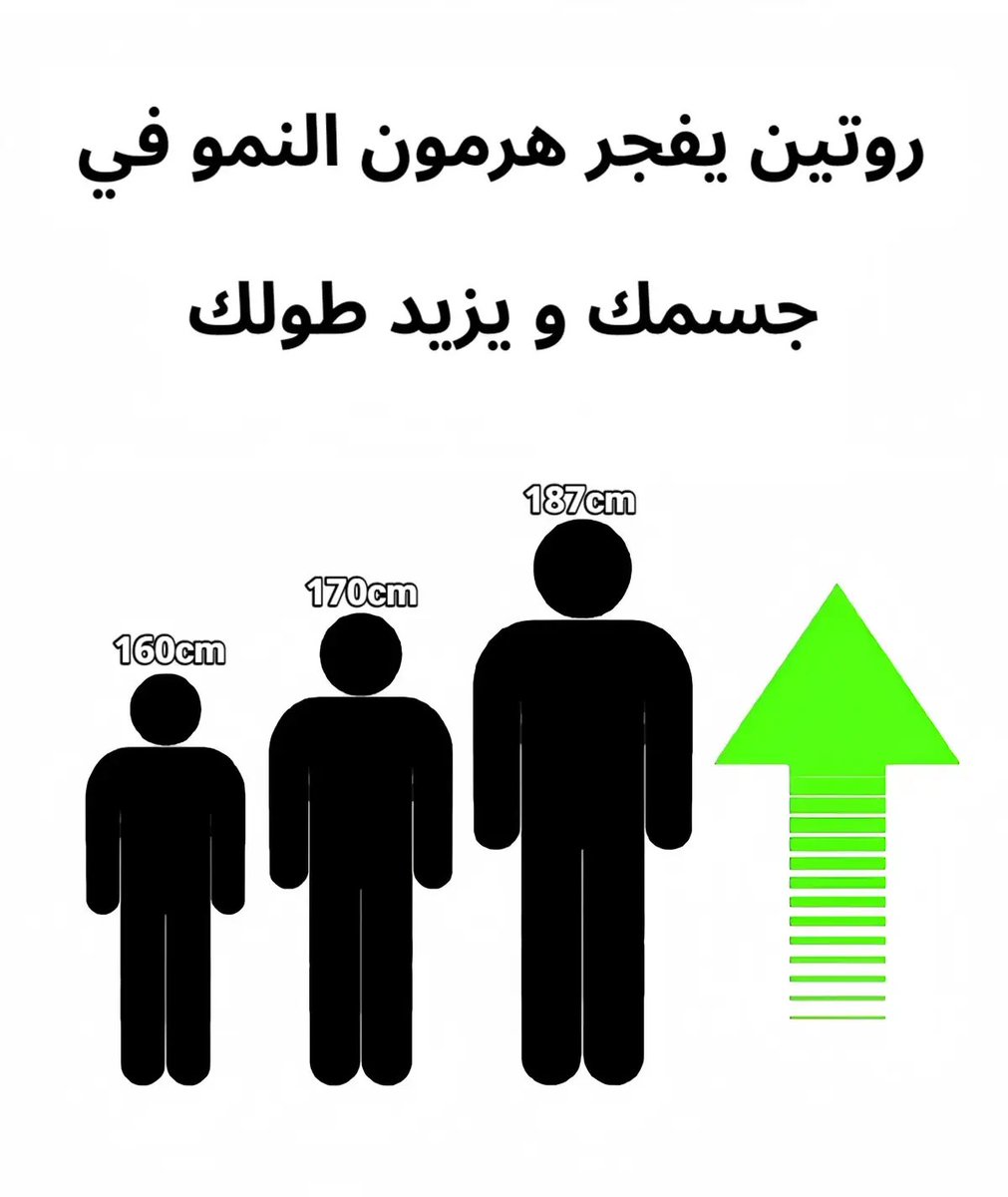 2B2world's tweet photo. روتين يفجر هرمون النمو في جسمك ويزيد طولك
تابع..... https://t.co/Bj6X2nucng