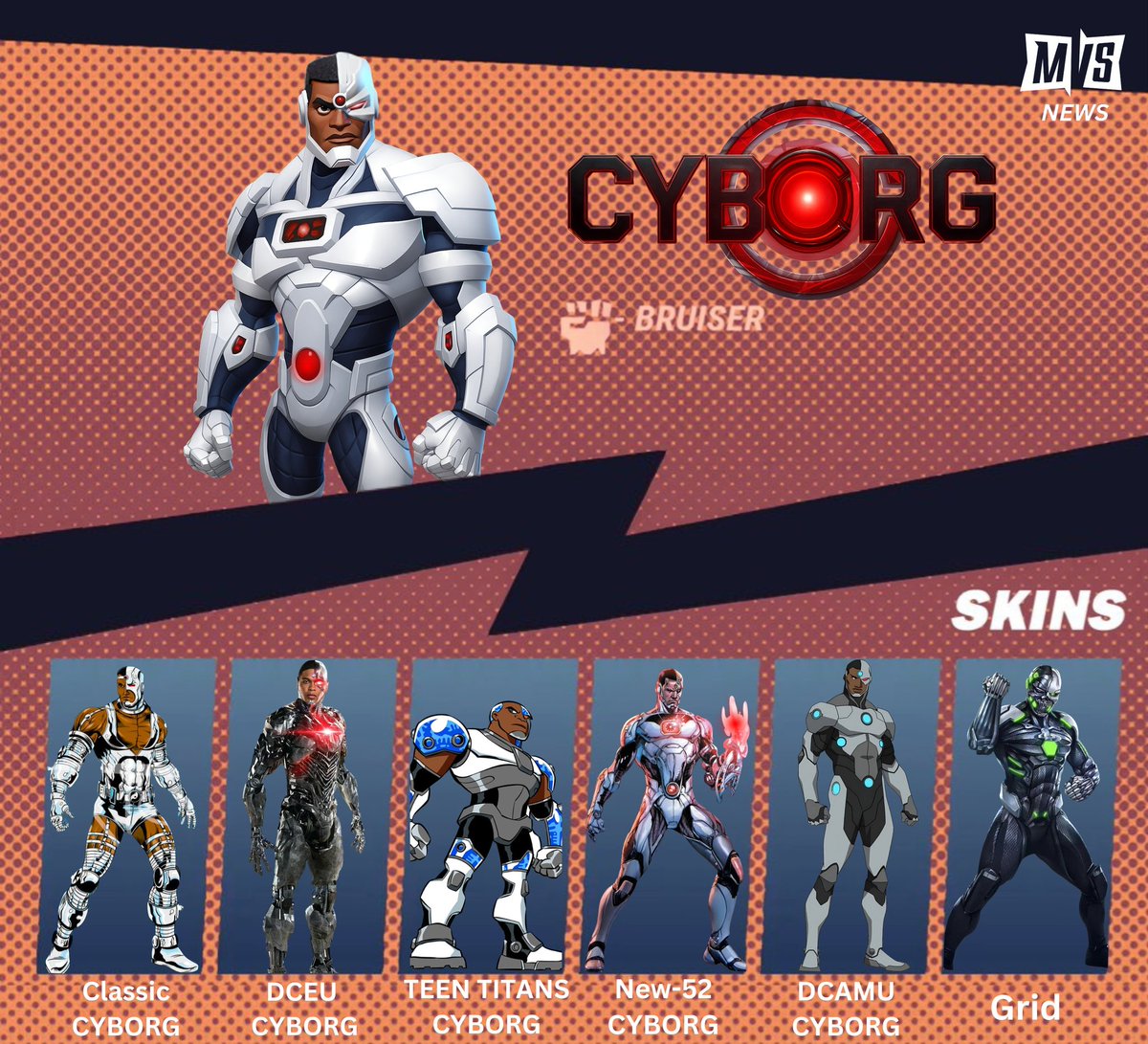 Cyborg Concept For MultiVersus | #cyborg #MultiVersus #dccomics #dc #dcu #gaming
