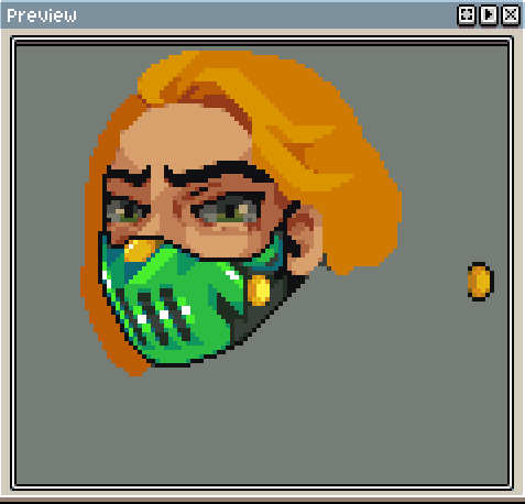 GM! Pixel Reyna is taking shape 👾🔥 still a work in progress should I keep the mask this bold or tone it down a bit? 
#AscendanceFanArt