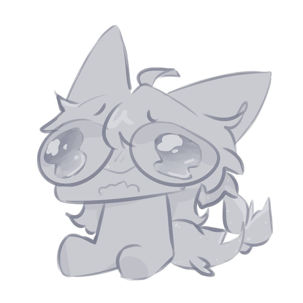 Made this thing yesterday while live hehe 
(not that people could see  but yknow-)