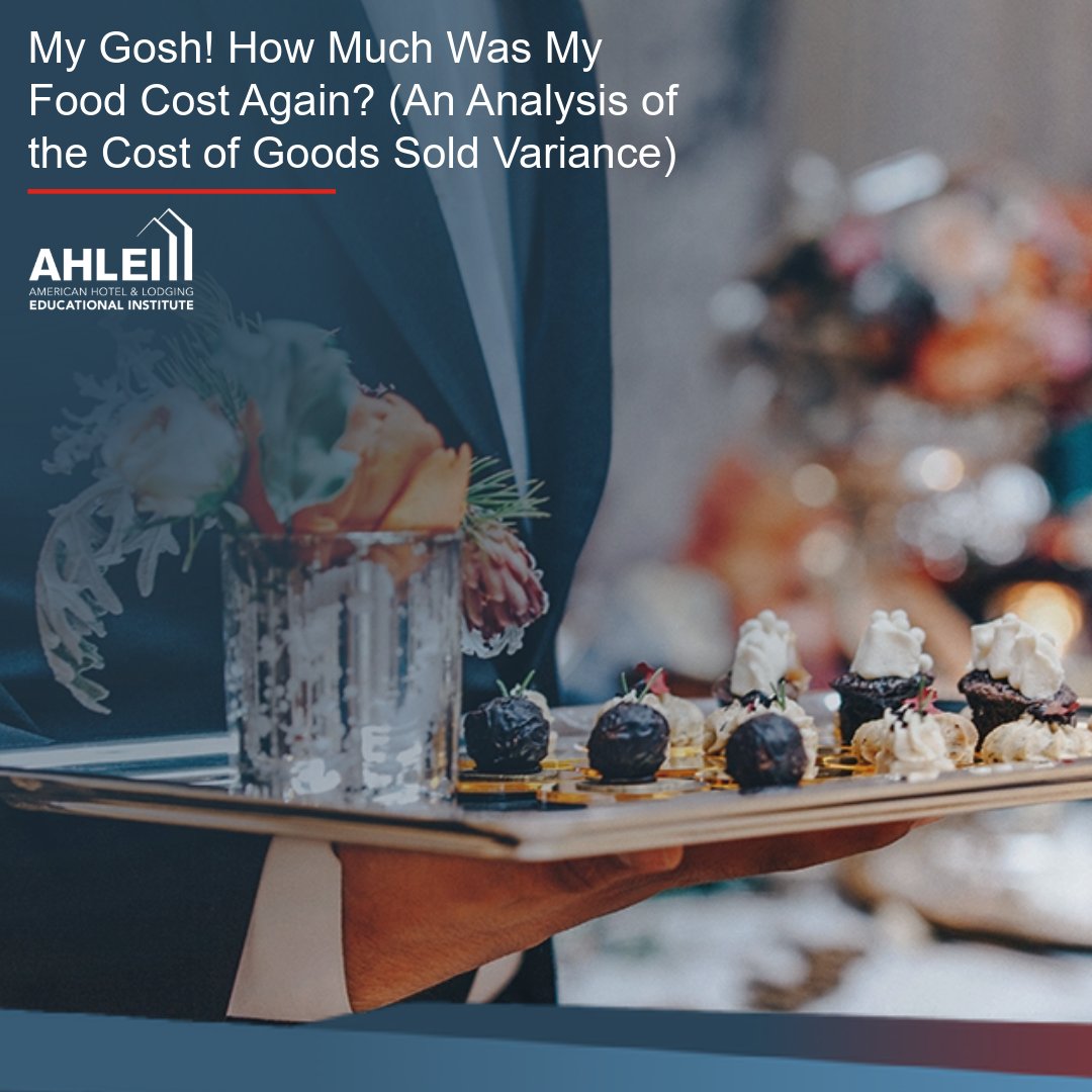 Many managers simply accept that when they sell more food than planned, the food cost will be higher than budget! But with our newest #blog, you'll find your new best friend in helping you find the truth in data with Cost of Goods Sold (COGS) Variance! ahlei.servsafebrands.com/resources-over…