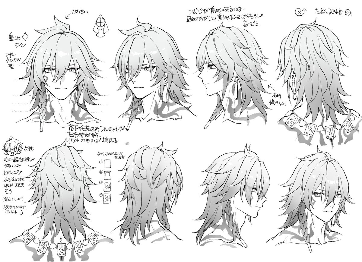 モスちゃ版　素体見ながら束を分け分け
つむじがかわいい