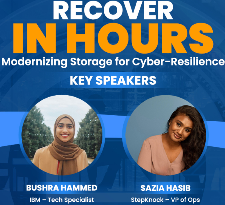 🚨 Executive Webinar – Sept 18 🚨

Join StepKnock + IBM for an executive webinar where industry experts will share how enterprises are moving beyond traditional storage.
📅 Date: Sept 18, 2025
🕙 Time: 10 AM PT | 1 PM ET
 🎟️ Register Here: lnkd.in/giUd5PWK