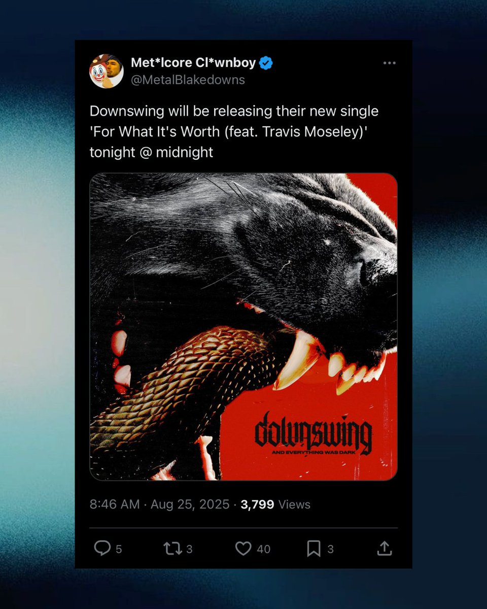 Love seeing <a href="/downswingstyle/">DOWNSWING</a> in the press 🖤🤘