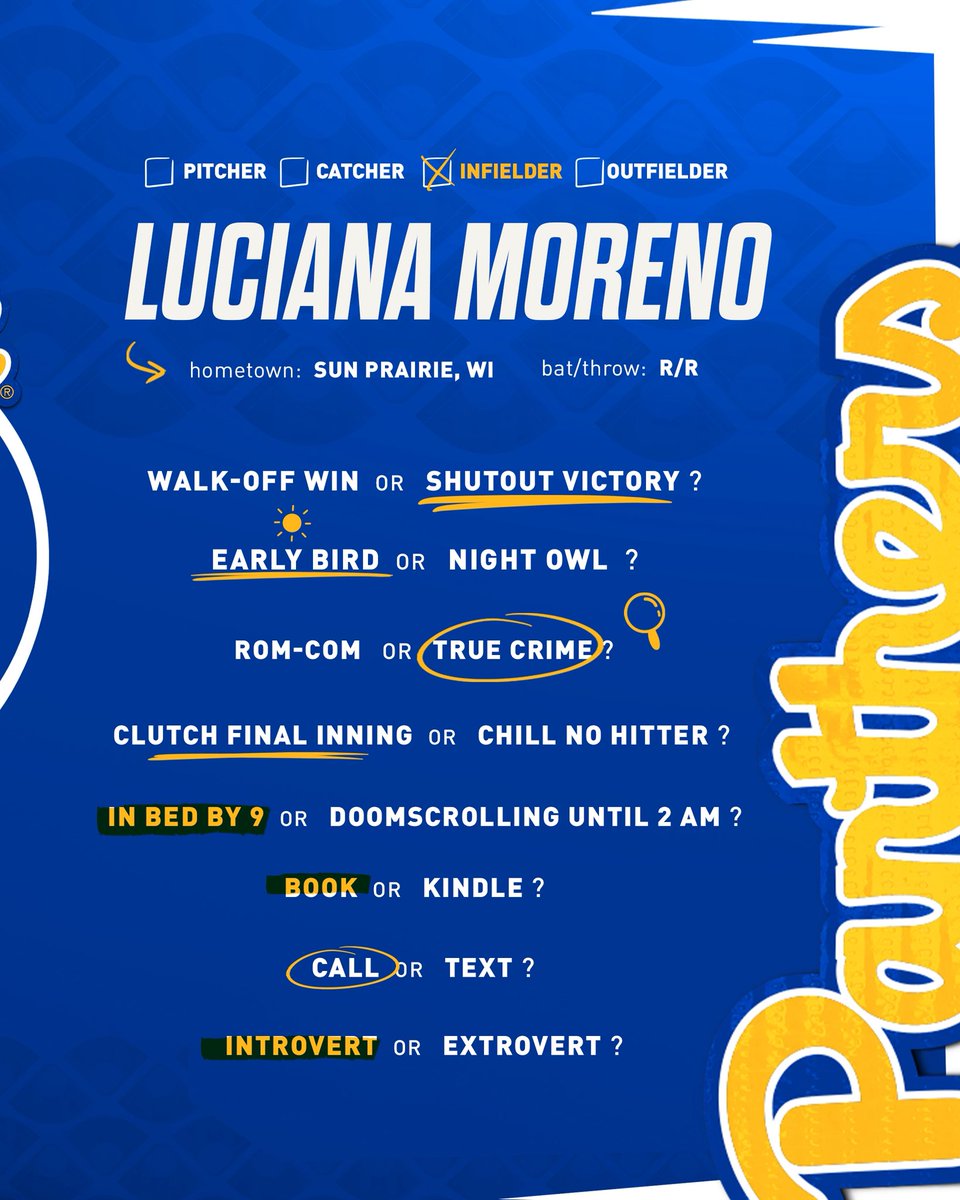 Pitt_SB's tweet photo. Get to Know ➡️ Luciana Moreno 👋💬 https://t.co/BaFGk1FWWK