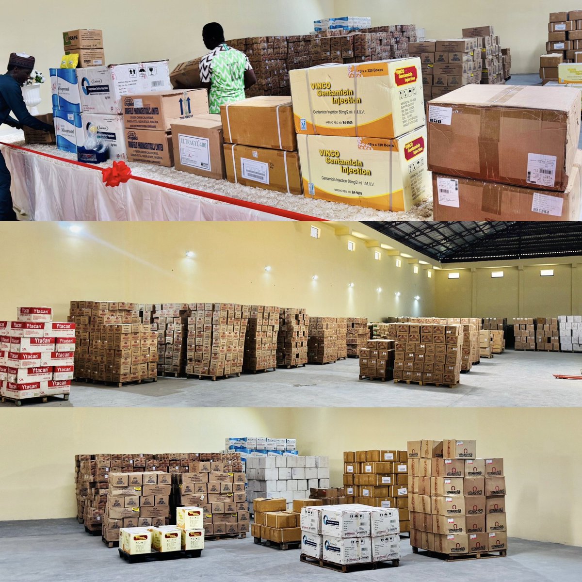 Dr. Muyi Aina (@muyi_aina) on Twitter photo Today I had the honour of flagging off the distribution of essential Maternal and Newborn Health commodities to 10 States. Over 80 percent of this first batch is headed to the North West and North East zones. I thank <a href="/officialABAT/">Bola Ahmed Tinubu</a> and <a href="/muhammadpate/">Muhammad Ali Pate</a> for their vision and commitment Today I had the honour of flagging off the distribution of essential Maternal and Newborn Health commodities to 10 States. Over 80 percent of this first batch is headed to the North West and North East zones. I thank <a href="/officialABAT/">Bola Ahmed Tinubu</a> and <a href="/muhammadpate/">Muhammad Ali Pate</a> for their vision and commitment