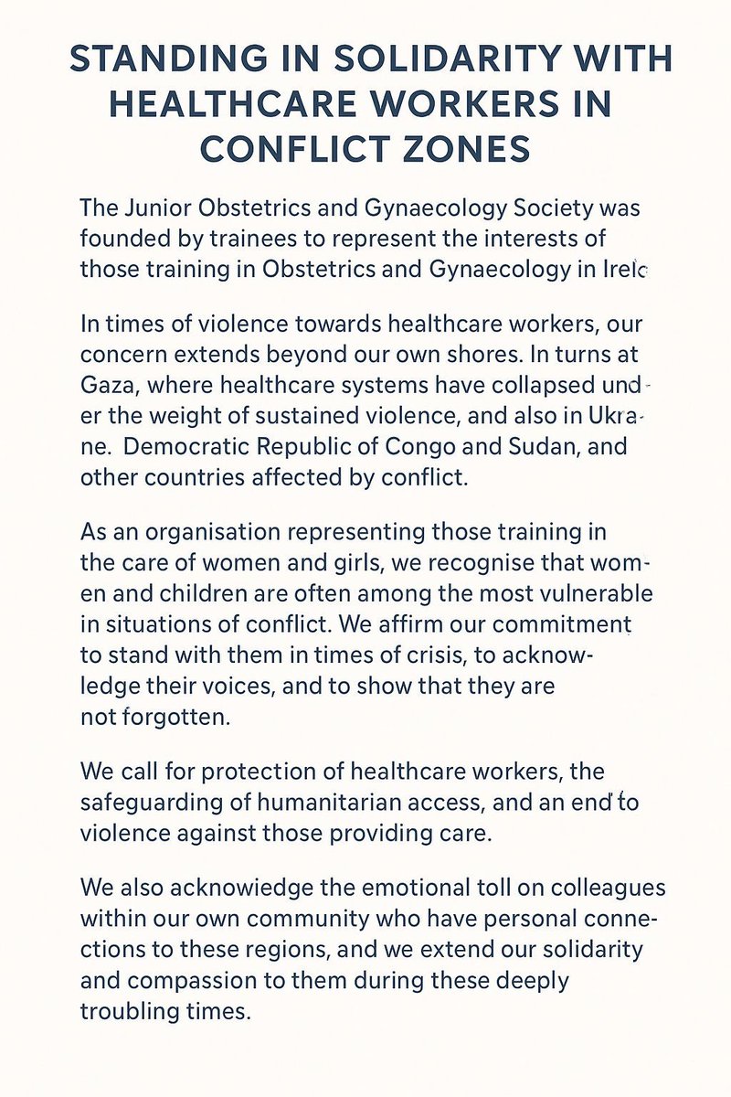 JOGSIreland's tweet image. #JOGS2025 #Solidarity #HealthcareWorkers