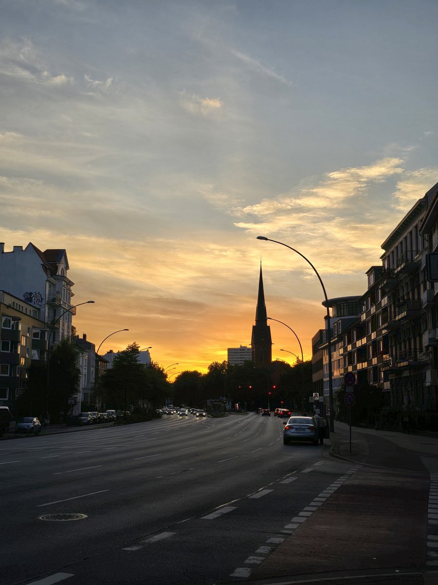 It was a lovely day today in Hamburg!