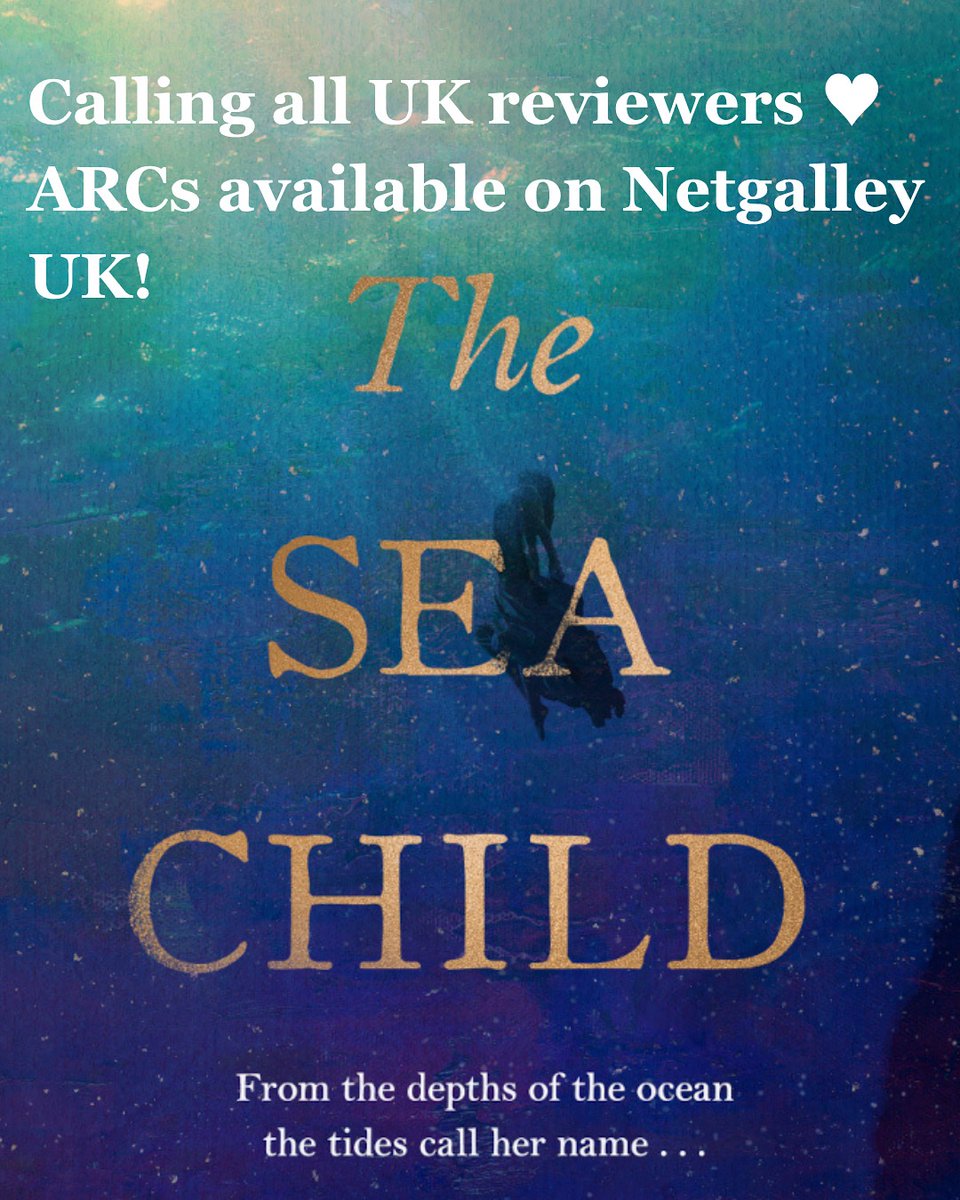 Calling all UK reviewers! 📖🌊 ARCs of THE SEA CHILD are now available on Netgalley in the UK so if you think this one may be for you, it’d mean the world to me as a debut author if you’d request a copy! Thank you!! 🩵🩵🩵

#debutnovel #theseachild #authorlife #writingcommunity