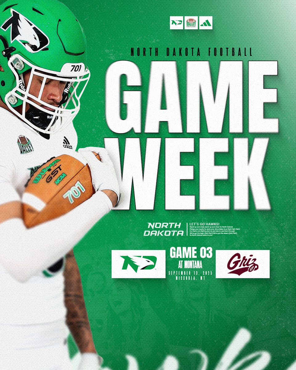 Headed to The Treasure State 

#UNDproud | #LGH