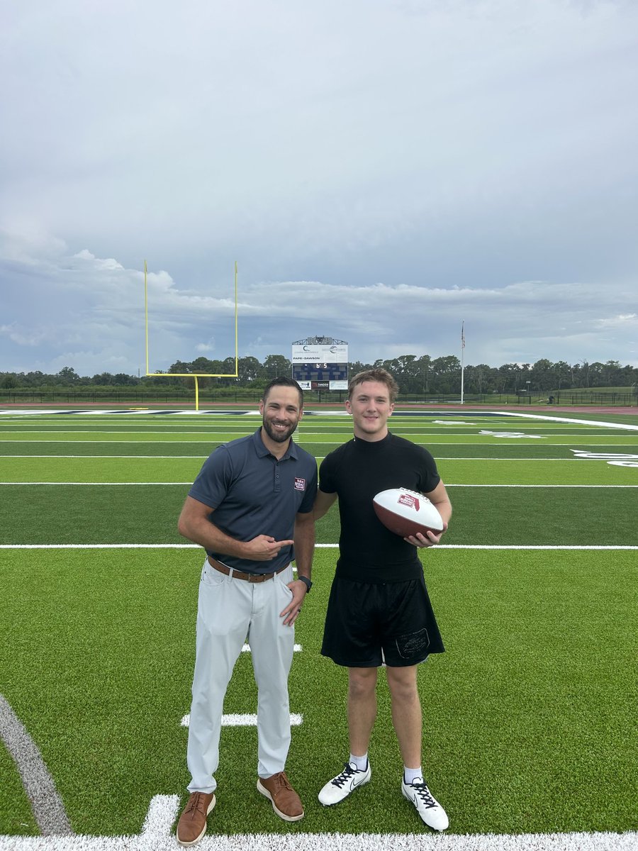<a href="/AlexEldredge_/">Alex Eldredge</a> was named the  Player of the game by Farm Bureau Insurance for his performance vs Palm Harbor University HS.  Alex had 6 tackles and 2 Interceptions.  Thank you Farm Bureau Insurance for your support.