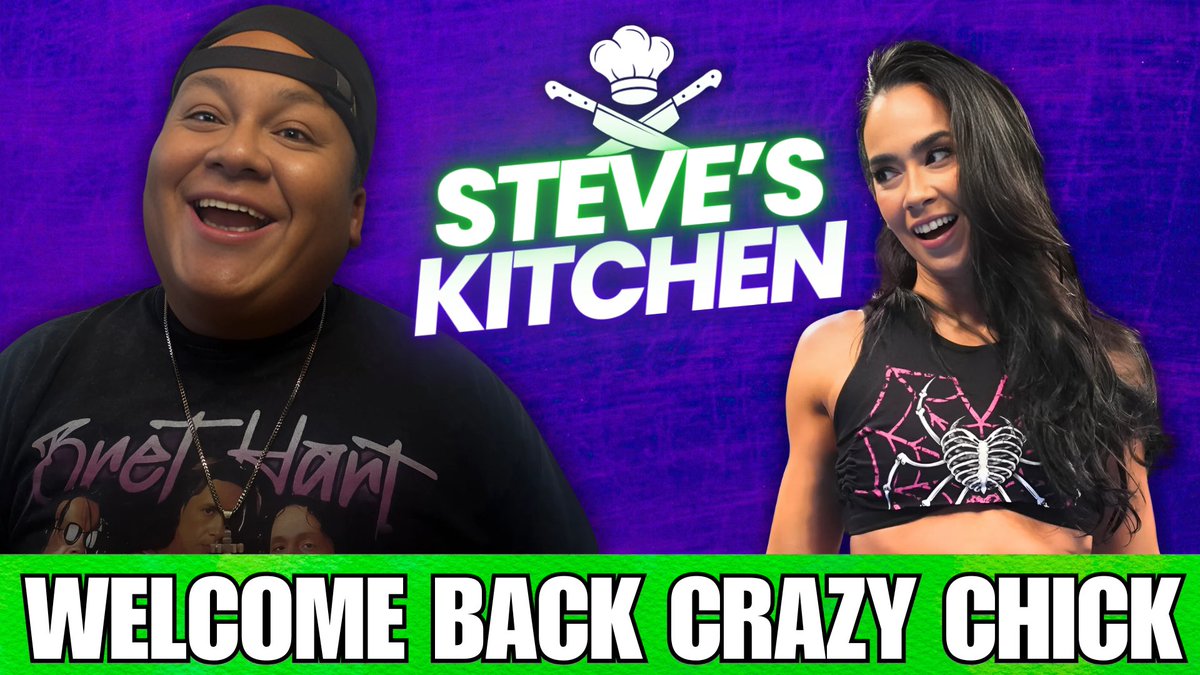 Steve’s Kitchen is now live! 

- AJ Lee’s return. 
- Brock Lesnar vs. John Cena at WrestlePalooza. 
- Tony Khan moving All Out 2025 to an earlier time; why it’s a good move, plus much more.

youtube.com/live/cbn9voLFT…