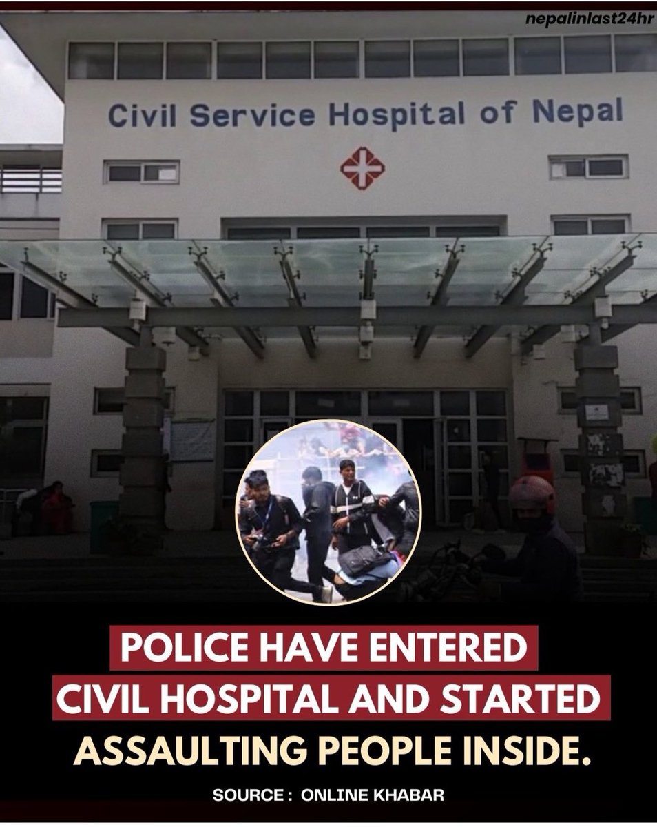 sandhya_mrzn's tweet photo. The police who were supposed to protect shot uniformed students, shedding rivers of blood of innocent people

Damn these mf murderers!!
Shame on you Nepal Government
#GenZProtest #GenZprotestnepal #fightagainstcorruption https://t.co/iFszSj76ty