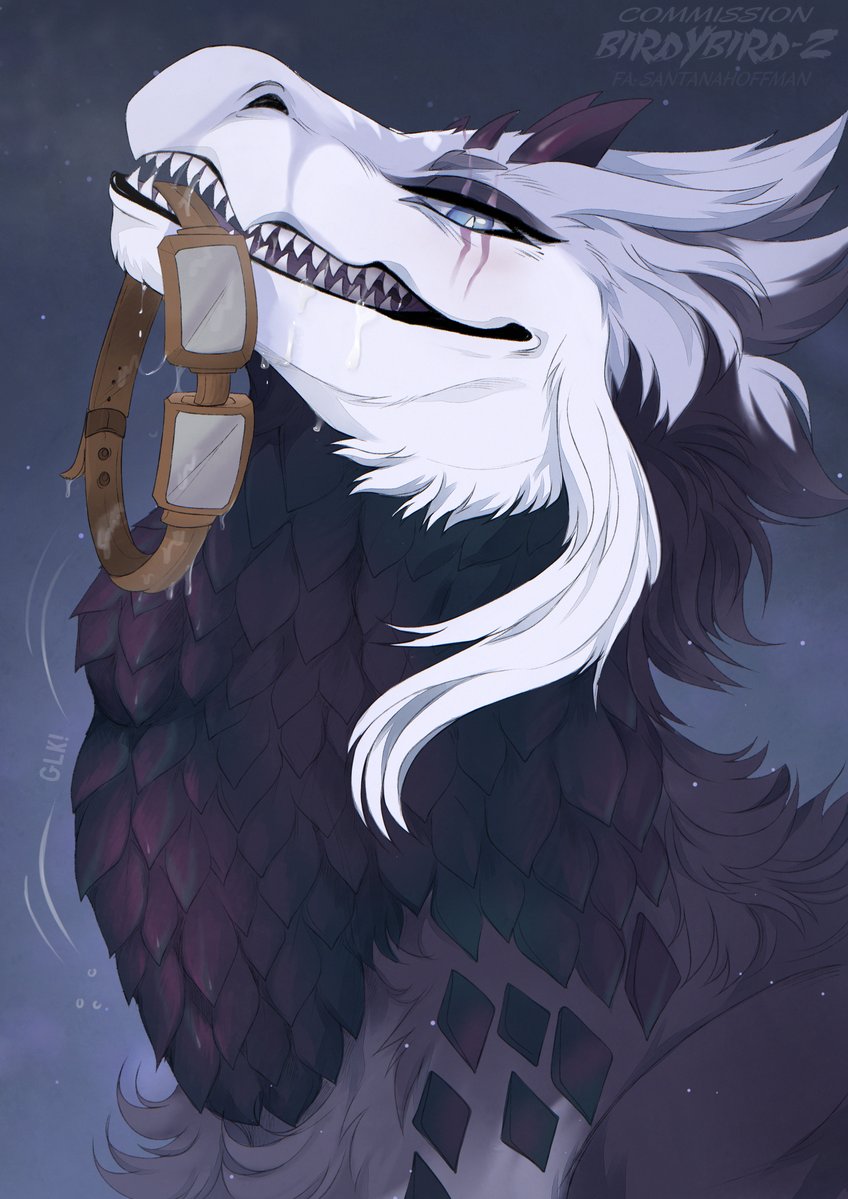 Flat-colored commission for Mura 💙

#vore