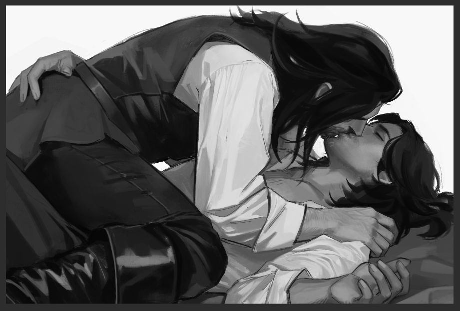 sometimes you gotta kiss your homies
#art #ocart