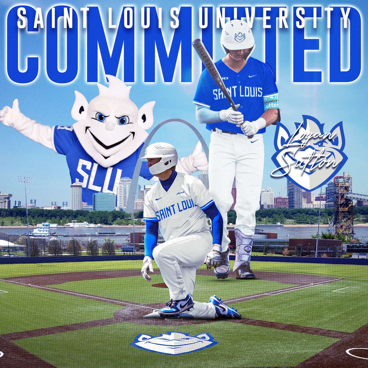 Logan Sutton (@logan_sutton13) on Twitter photo I am extremely excited to announce my commitment to Saint Louis University. 
Thank you to family, teammates and coaches for making this opportunity possible. Go Billikens! 
#Committed 
<a href="/SLUBaseball/">Saint Louis Baseball</a> 
<a href="/Jays_Baseball/">LHS_Baseball</a> 
<a href="/ProdigyBasebal/">KC Prodigy Baseball</a> 
<a href="/myounghanz/">Michael Younghanz</a>
<a href="/jaceburdette21/">Jace Burdette</a>
<a href="/robpearcy/">Rob Pearcy</a> I am extremely excited to announce my commitment to Saint Louis University. 
Thank you to family, teammates and coaches for making this opportunity possible. Go Billikens! 
#Committed 
<a href="/SLUBaseball/">Saint Louis Baseball</a> 
<a href="/Jays_Baseball/">LHS_Baseball</a> 
<a href="/ProdigyBasebal/">KC Prodigy Baseball</a> 
<a href="/myounghanz/">Michael Younghanz</a>
<a href="/jaceburdette21/">Jace Burdette</a>
<a href="/robpearcy/">Rob Pearcy</a>