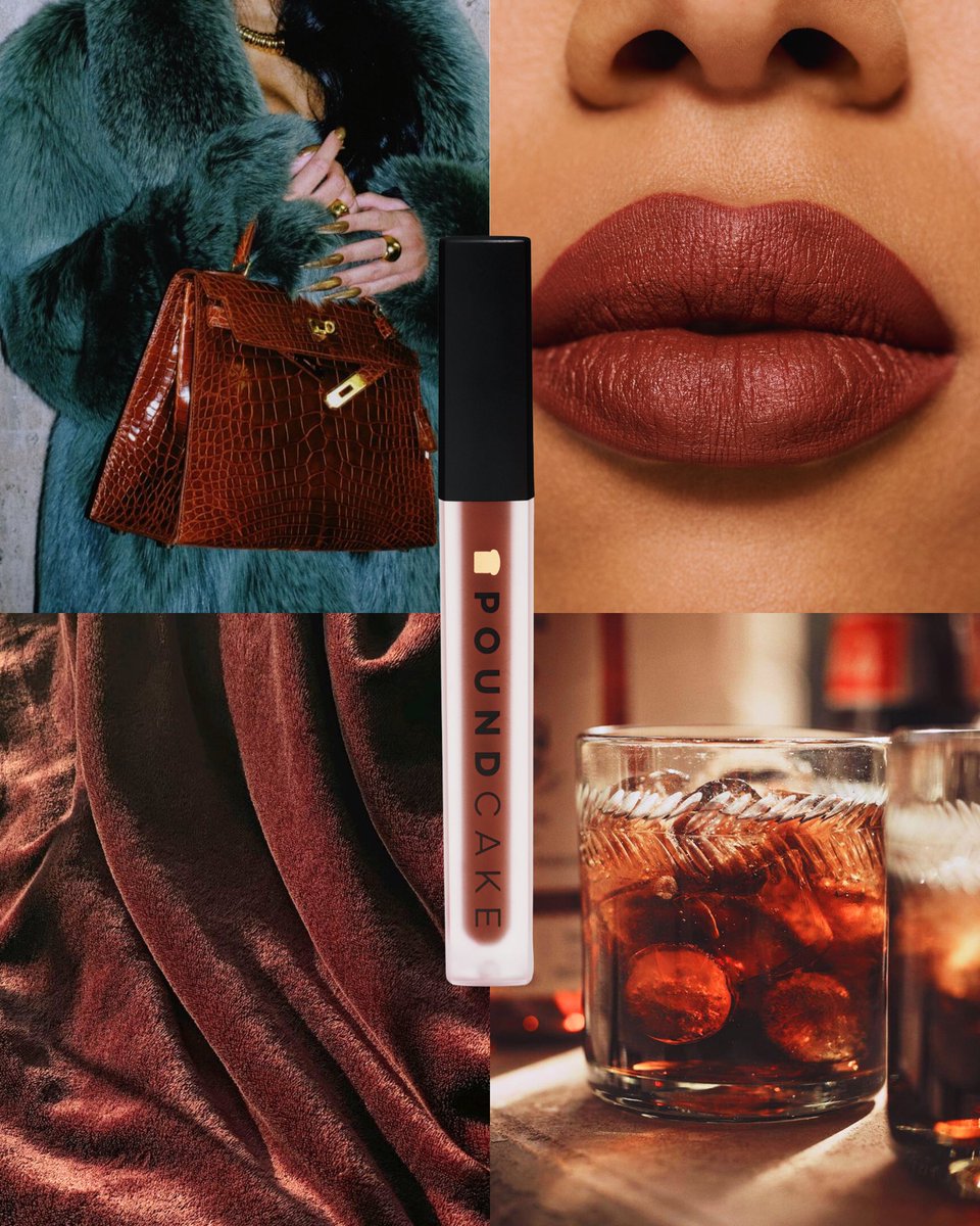 poundcake's tweet image. We expanded our Hero product, Cake Batter, into slight variations of brown with different undertones.

Each shade is made for a unique lip tone, so it always shows up as the desired color 🤎