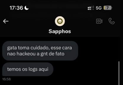 de fato NAO houve hacking, o app foi tao mal feito que dava de graça o DADO DE TODOS OS USUARIOS, muito obrigado pela afirmaçao <a href="/sapphosapp2/">Sapphos</a>