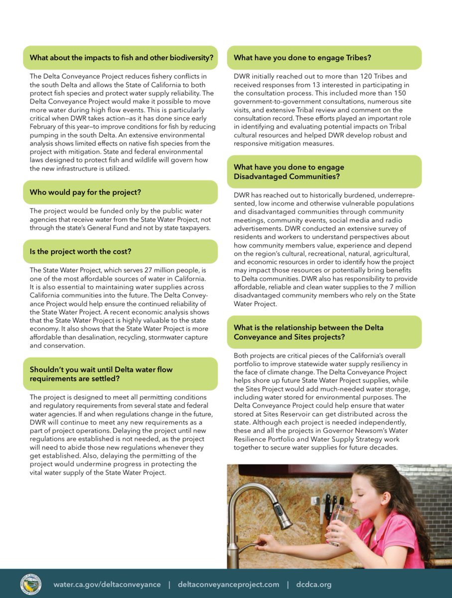 From water reliability to community benefits, the Delta Conveyance Project is designed to secure California’s water future. The <a href="/CA_DWR/">California Department of Water Resources</a> has pulled together FAQs that explain how this project helps protect supplies, support communities, and strengthen our state’s resilience.