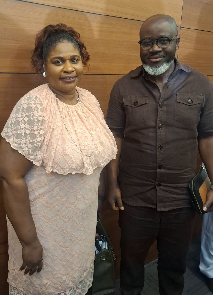 rebeccaasekpe's tweet image. Quite an erie feeling bumping into  the EOCO boss at a program last week.  Quite unassuming in my estimation, given the weight of his office.  Greetings Mr. Raymond Archer.