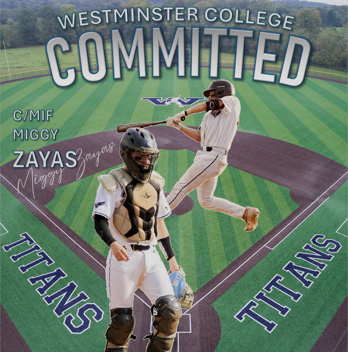 Miggy Zayas (@miggyz2026) on Twitter photo Super excited to announce my commitment to <a href="/WCTitanBaseball/">Westminster Baseball</a>! Thank you to my family and all my coaches for supporting me along the way. Ready for the next 4 years!
<a href="/MetroSenators/">Metro Baseball</a>
<a href="/EHSbaseballll/">Edison Baseball</a> Super excited to announce my commitment to <a href="/WCTitanBaseball/">Westminster Baseball</a>! Thank you to my family and all my coaches for supporting me along the way. Ready for the next 4 years!
<a href="/MetroSenators/">Metro Baseball</a>
<a href="/EHSbaseballll/">Edison Baseball</a>