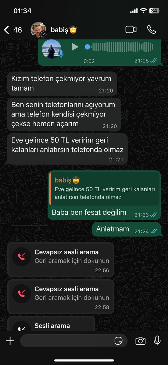 babam para karşılığı bildiğim bilgileri aktaracağımı sanması normal mi ?