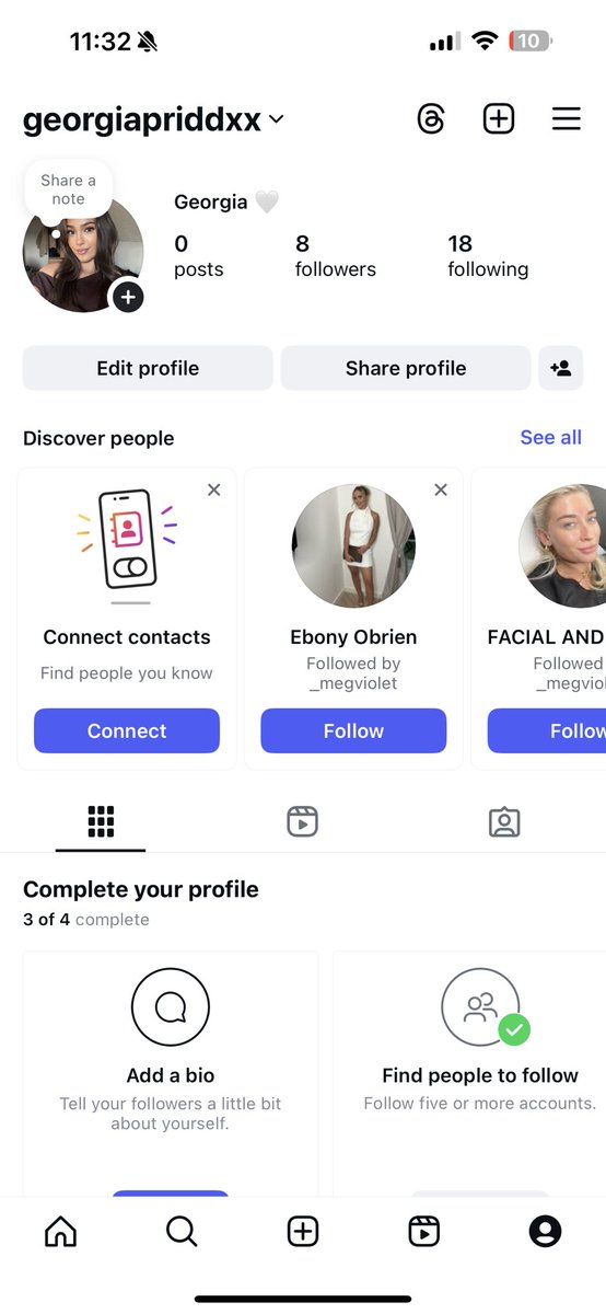 This is my new Instagram @Georgiapriddxx