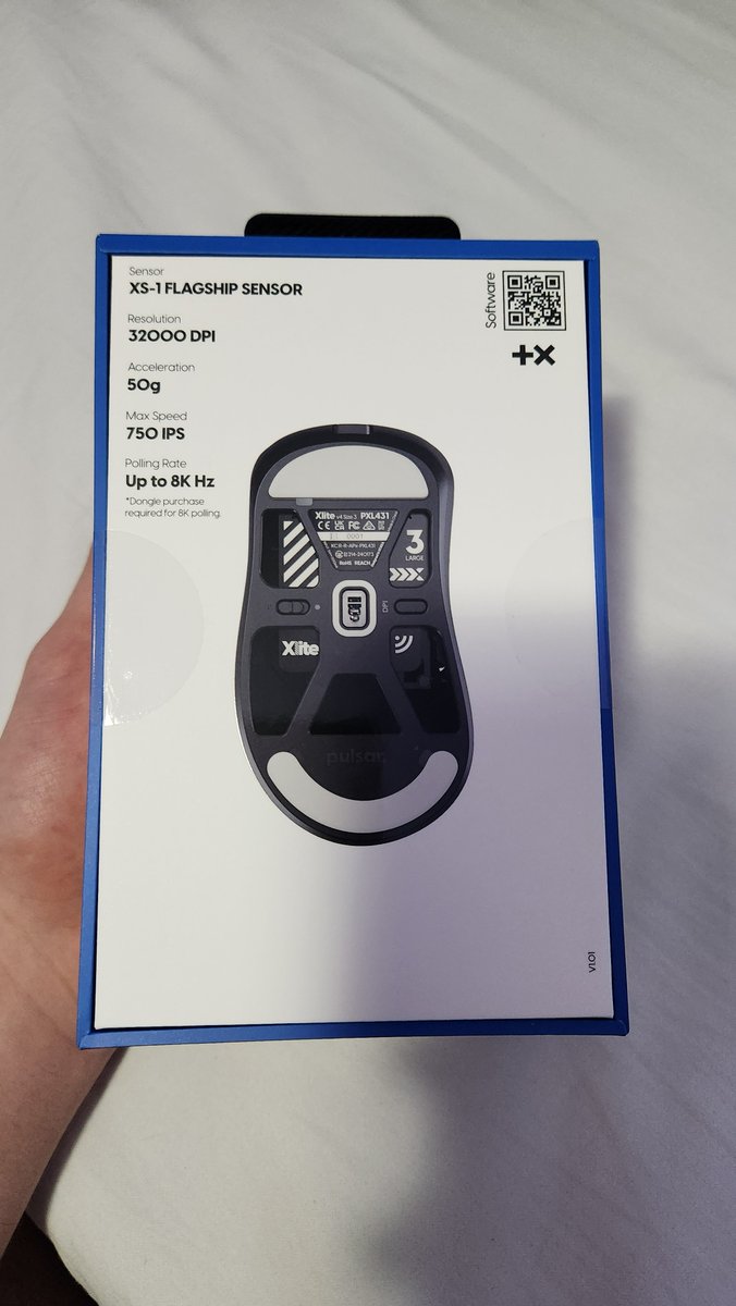 🚨Vendo Pulsar Xlite V4 Size 3 (Large)

📦 Lacrado e com 2 anos de garantia da Pulsar.
⚡ 8000Hz 
🪶 56g 

📩 Interessados = DM
