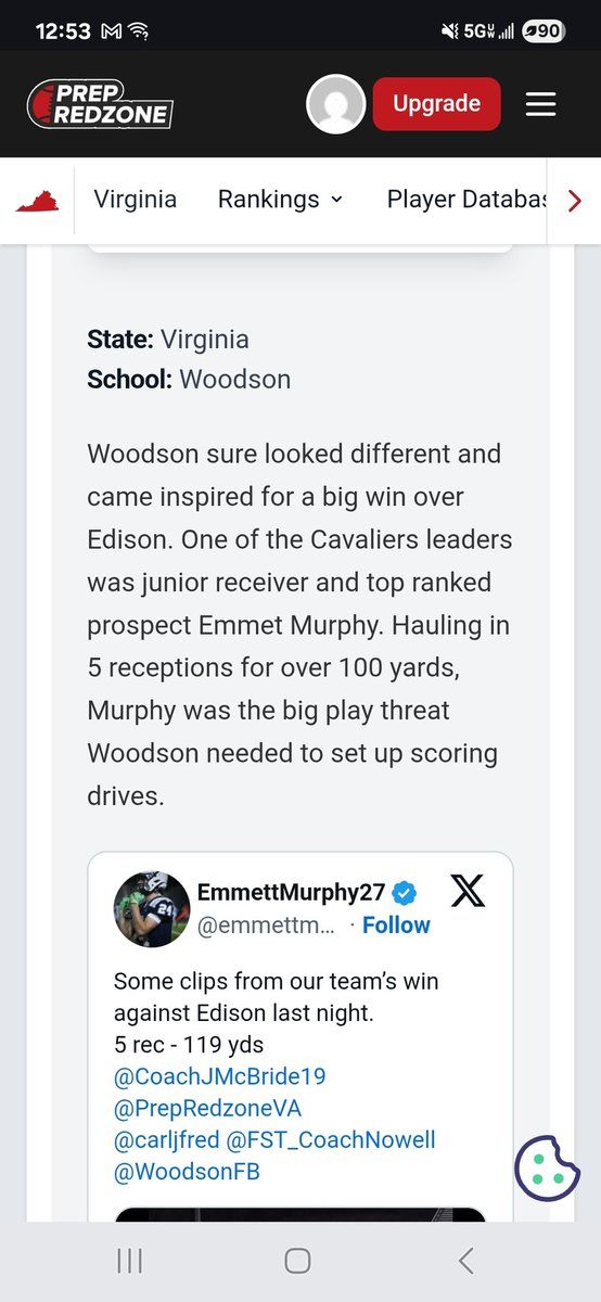 Thank you to, <a href="/carljfred/">Carl Frederick</a> and <a href="/PrepRedzoneVA/">Prep Redzone Virginia</a> , for the write up!