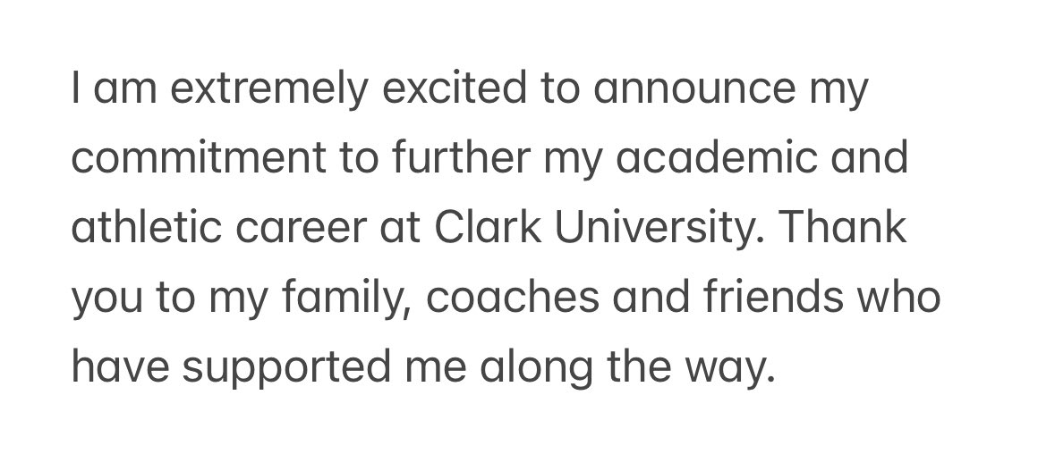 100% committed Clark ‘30 <a href="/ph_bulldogs/">Powerhouse Bulldogs</a> <a href="/DarielShepherd/">𝑺𝒉𝒆𝒑𝒉𝒆𝒓𝒅 𝑫𝒂𝒓𝒊𝒆𝒍👑</a> <a href="/clarkubaseball/">Clark U Baseball</a> #rollcougs #D3