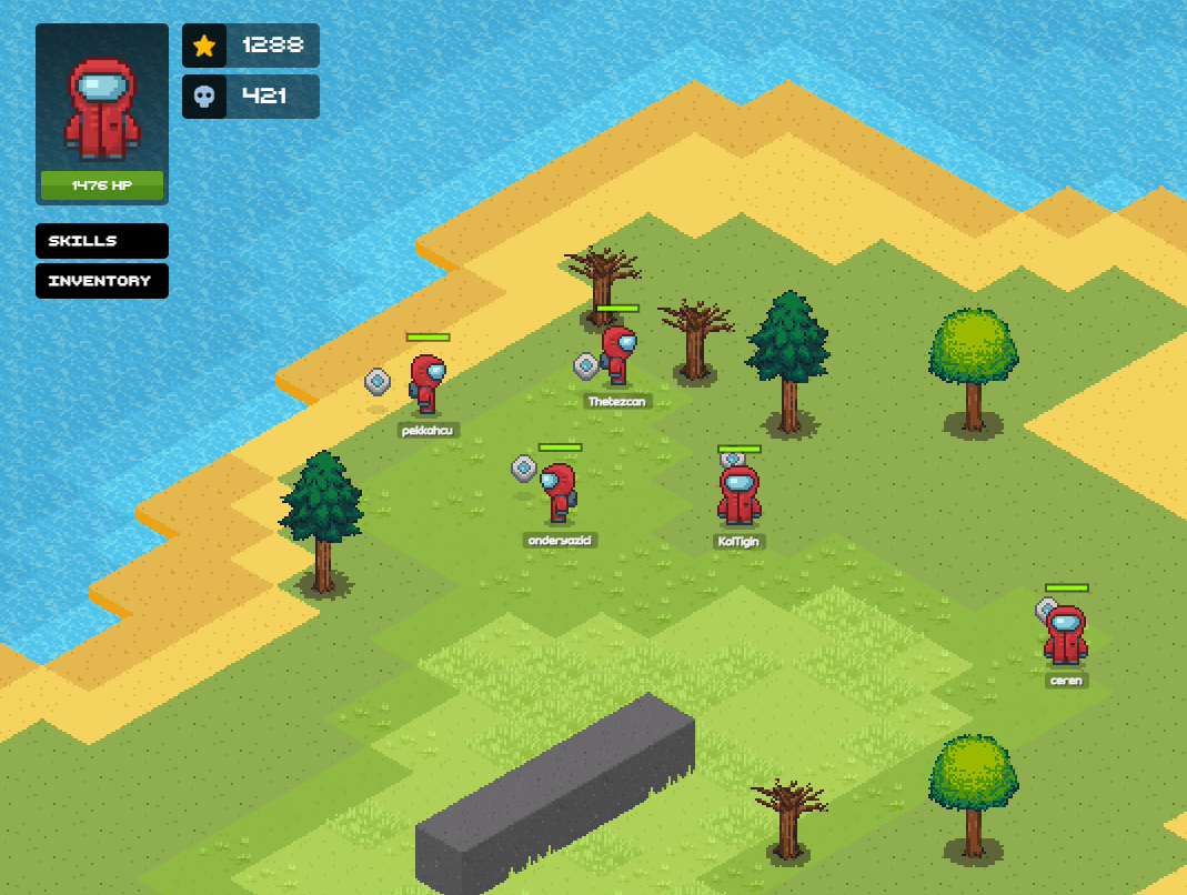 Epic teamwork! <a href="/blockstranding/">Block Stranding</a>