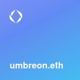 umbreon.eth bought for 2.80 ETH (12,073.82 USD) on Ensvision  #ENS #Web3Names #EnsNames  

vision.io/name/ens/umbre… 

🪂Airdrop is Live → Claim now: <a href="/freeedotfun/">freee.fun</a>
