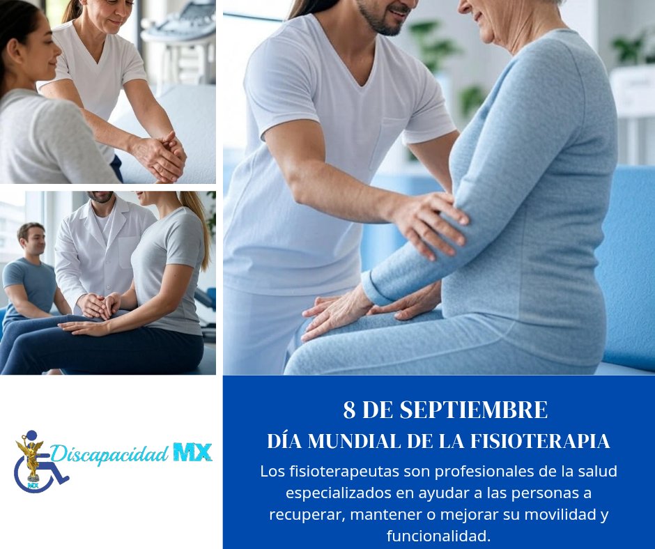Los fisioterapeutas son profesionales de la salud especializados en ayudar a las personas a recuperar, mantener o mejorar su movilidad y funcionalidad.
facebook.com/share/p/18vKkg…

#DiscapacidadMx #efemerides #Fisioterapia