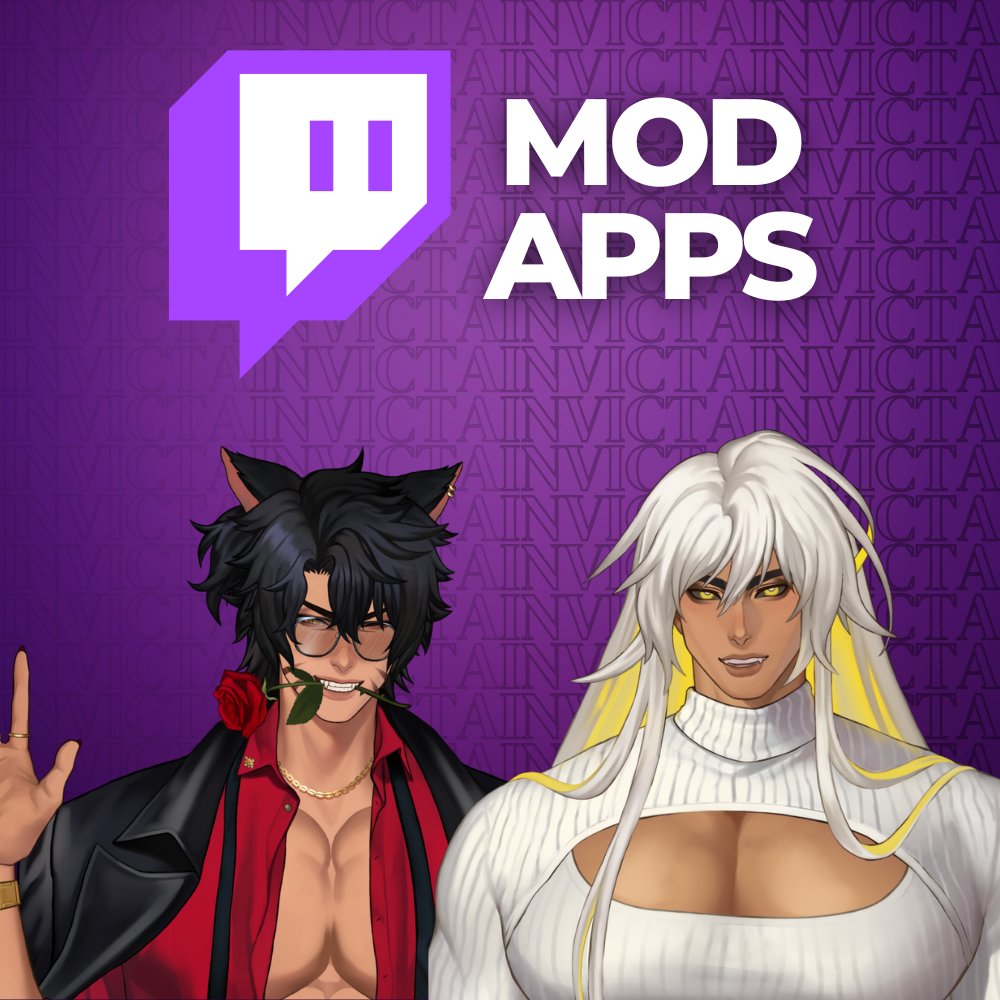 👾TWITCH MODERATOR APPLICATIONS‼️

<a href="/Taiga_Chama/">Taiga Chama 🐈‍⬛🍷INVICTA</a> and <a href="/Harmony_Kyrus/">Harmony Kyrus 💫✨INVICTA</a> are opening up Twitch Mod apps to bring some new people onto the team!

If you're interested in applying please do so here⤵️
🔗forms.gle/mQHXgeAHJ1RimH…

Your deadline is September 16th!