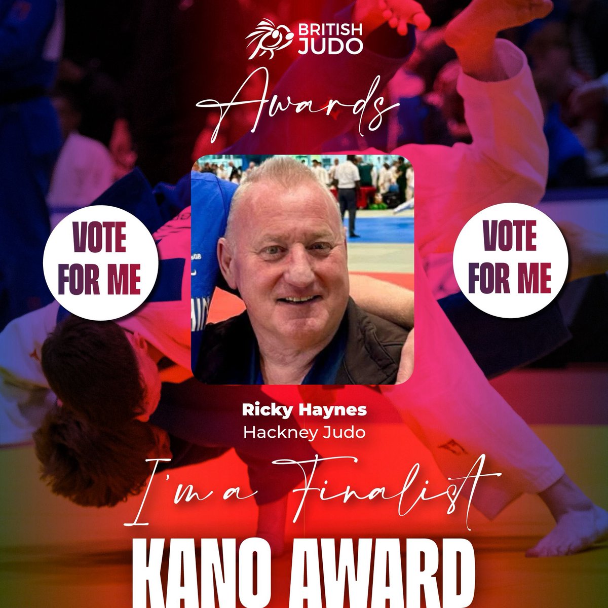 HackneyJudo's tweet image. We are so honoured that our club is shortlisted for the BJA club year award 2025 and our very own Sensei Ricky is also up for the Kano award for his tireless commitment to the sport.

Vote now!

britishjudo.org.uk/compete/2025-a…

#judo #hackneyjudoclub #awards #inclusion #morethansport