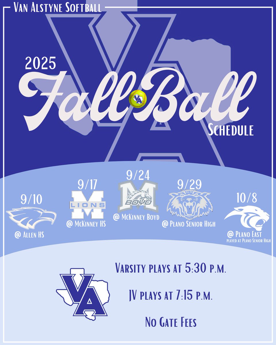 Have you missed us? We're back this week with our Fall Ball schedule kicking off on Wednesday!
