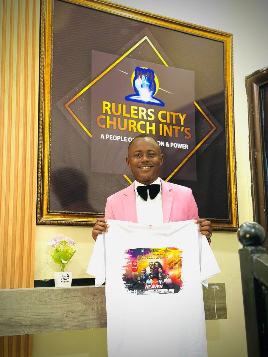 RulersCityIntl's tweet image. Have you gotten your #gorc2025 mantle ( T-shirt ) get yours now! As you wear it and move around double favor follows you in Jesus name.
#revvictorchimere 
#countdown